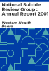 National_suicide_review_group___annual_report_2001