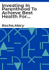 Investing_in_parenthood_to_achieve_best_health_for_children