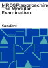 MRCGP_approaching_the_modular_examination