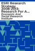 ESRI_research_strategy_2008-2013