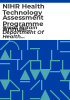 NIHR_Health_Technology_Assessment_programme_annual_report_2006