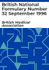 British_national_formulary_number_32_September_1996