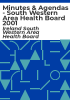 Minutes___agendas_-_South_Western_Area_Health_Board_2001