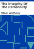 The_integrity_of_the_personality