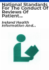 National_standards_for_the_conduct_of_reviews_of_patient_safety_incidents