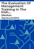 The_evaluation_of_management_training_in_the_Irish_Public_service