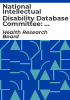 National_Intellectual_Disability_Database_Committee