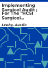 Implementing_surgical_audit___for_the__RCSI_surgical_audit_project__-_final_report_of_the_evaluation_and_implementation_of_surgical_audit_in_three_irish_hospitals