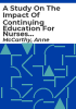 A_study_on_the_impact_of_continuing_education_for_nurses_and_midwives_who_completed_post_registration_courses