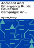 Accident_and_emergency_public_education_campaign