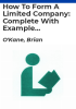 How_to_form_a_limited_company