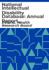National_intellectual_disability_database