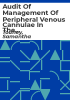 Audit_of_management_of_peripheral_venous_cannulae_in_the_general_surgical_ward