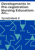 Developments_in_pre-registration_nursing_education