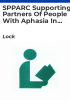 SPPARC_supporting_partners_of_people_with_aphasia_in_relationships_and_conversation__part_1_-_clinician_s_manual