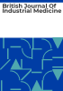 British_journal_of_industrial_medicine