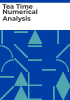 Tea_Time_Numerical_Analysis