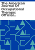 The_American_journal_of_occupational_therapy